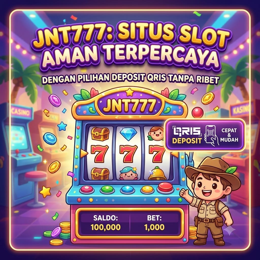JNT777: Situs Slot Aman Terpercaya dengan Pilihan Deposit QRIS Tanpa Ribet