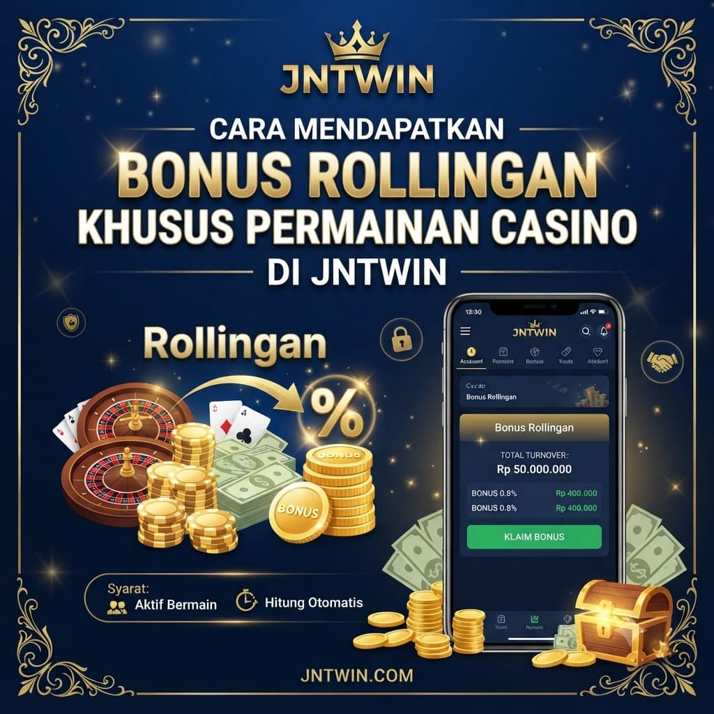 Cara Mendapatkan Bonus Rollingan Khusus Permainan Casino di JNTWIN